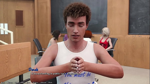 Being A DIK #73 - The Busty Hot Cheating Milf Teacher With Short Hair Passes The Entire Class Of Gender Studies