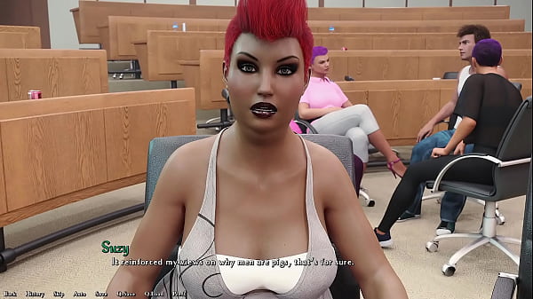 Being A DIK #73 - The Busty Hot Cheating Milf Teacher With Short Hair Passes The Entire Class Of Gender Studies
