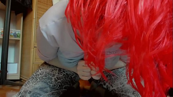 Your m.'s pussy wet with piss while sucking your piss-filled cock
