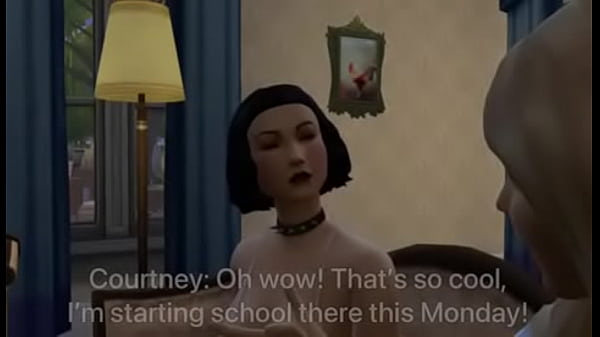 Sims 4: Goth neighbor fucks innocent girl – Free HD Porn Video