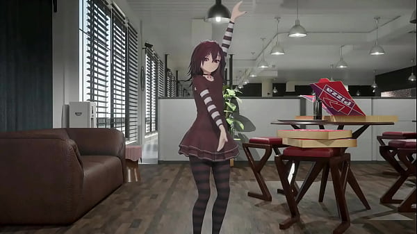 Gothic Girl Hentai Mmd 3D Undress Dance Soft Red Hair (CLIP) – Free HD Porn Video