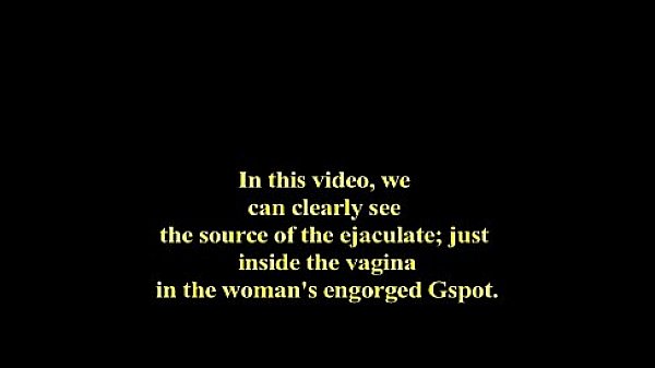 Female Ejaculation - Proof Squirting is not pee