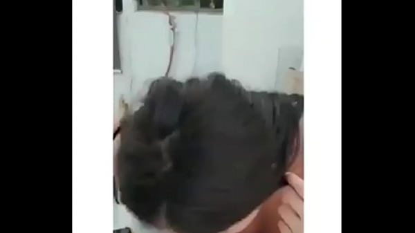 Young brunette show tits