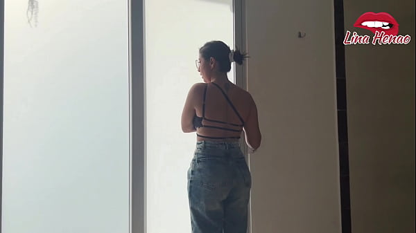 Very sexy Futanari girl with a big dick goes to a girl's room and has very rough sex until cumming – Free HD Porn Video