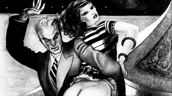 retro erotic art