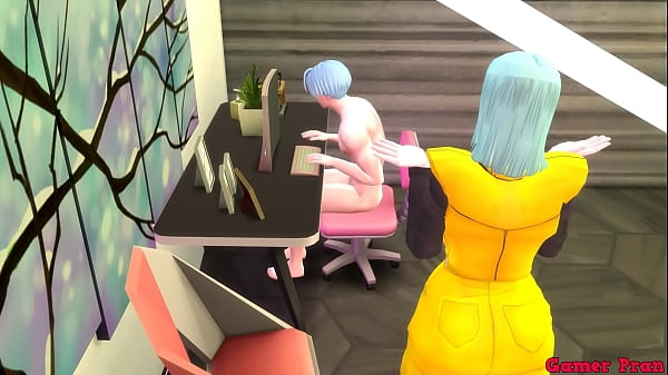 Bulma Stepmother and Wife Epi 1 Finds his Stepson Masturbating while watching porn and gives him classes and Teaches him how to have Sex takes away his Virginity Dragon Ball Porn