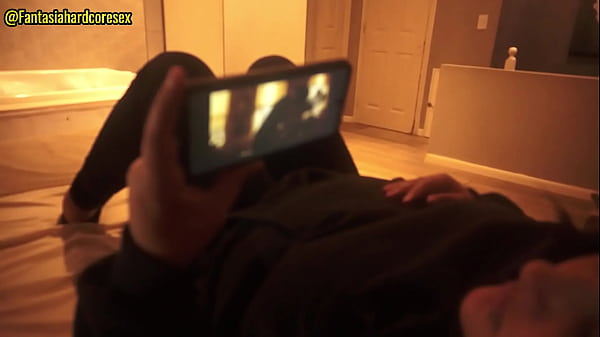 Watching Netflix with my stepbrother, I lay on his legs and he took out his penis to put it in my mouth.