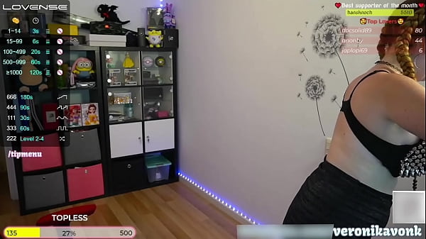 Gothic babe in stream with sexy lingerie and perfect body – Free HD Porn Video