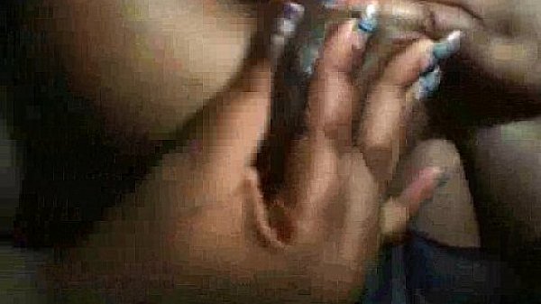 Ghetto whore vibrating her large nipples