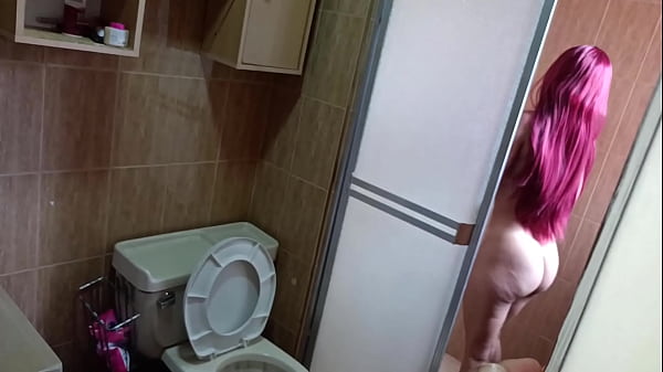 My stepsister is in the shower and I watch her secretly until I can fuck her. I have sex with my beautiful stepsister with big tits. – Free HD Porn Video