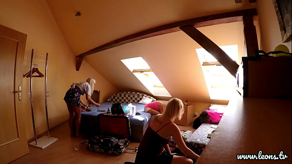 Big Cock Blowjob Party with Group Sex of Three Hot and Sexy Horny College Girls in Pearl Thongs and Seducing Lingerie and one Big Dick Guy Behind the Scenes – Free HD Porn Video