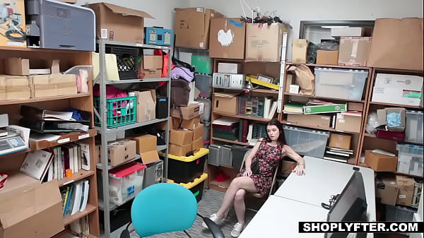 Hot teen thief with a cute body lets a security guard fuck her after he caught her so she can go free – Free HD Porn Video
