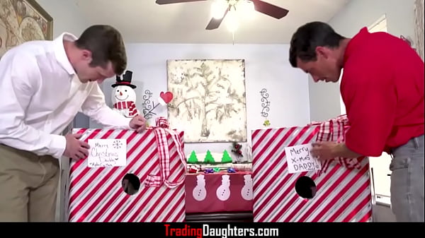 The x-mas gangbang with our teen whores- Stepdads