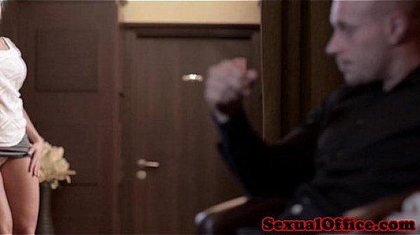 Slutty office secretary banged doggystyle