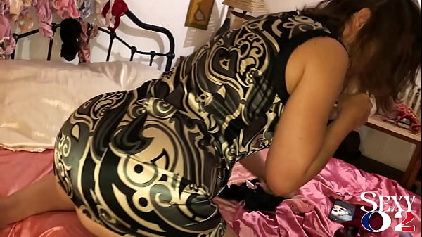 White Amateur Homemade Couple, Satin Lingerie (Panties, Clothed sex), Heels & Stockings, DeepThroat, Rimming, Spanking – Free HD Porn Video