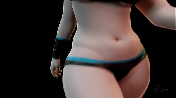 Sexy walking overwatch girl with wide hips and big breasts – Free HD Porn Video