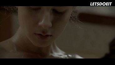 Lesbian Bathtub Massage, They Soap Every Inch of Her Body... Close-Up on Her Dripping Wet Pussy – Free HD Porn Video