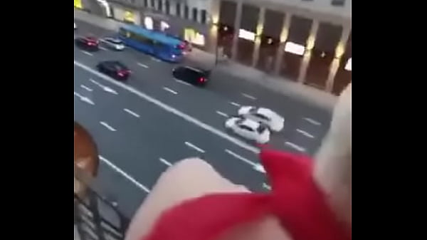 Fucked a Russian bitch right on the balcony