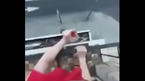 Fucked a Russian bitch right on the balcony