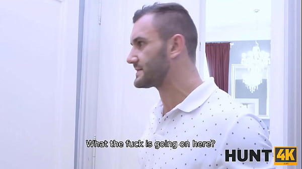 HUNT4K. Woman decided to relax without husband but with his friend