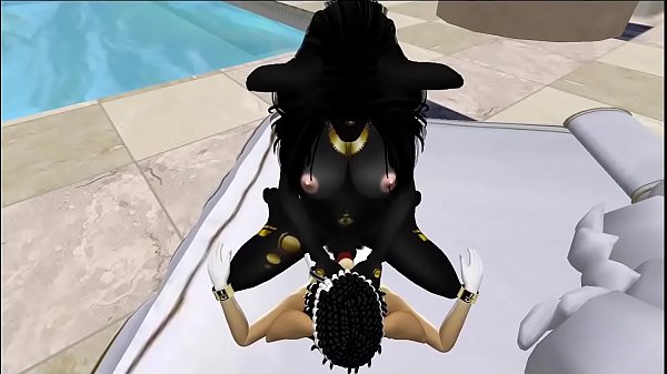 Egyptian slave girl pleases her mistress