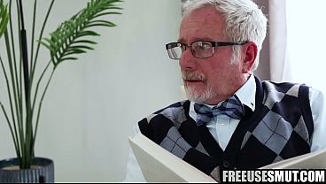 Pervy Grandpas Use Blonde Content Creator Like a Toy – Free HD Porn Video
