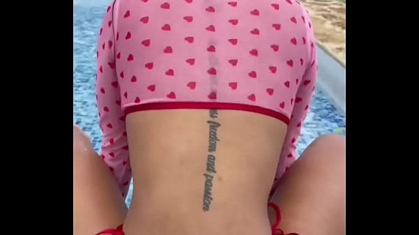 A little fuck in the pool