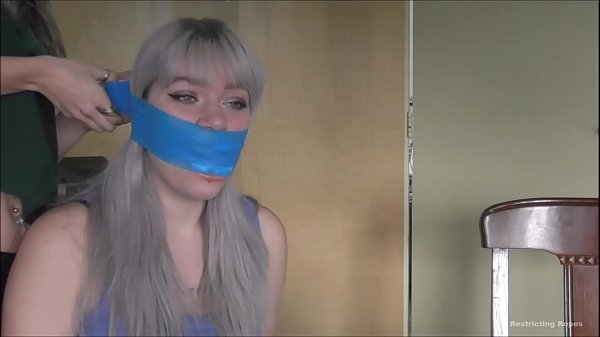 Two teen girls try gags