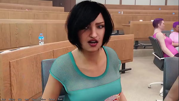 Being A DIK #73 - The Busty Hot Cheating Milf Teacher With Short Hair Passes The Entire Class Of Gender Studies