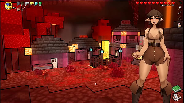 HornyCraft [ Parody Hentai game PornPlay ] Ep.37 Giant warden is kissing my small cock until I cum on her face – Free HD Porn Video