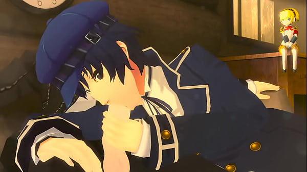 (Persona 4) Naoto gives a blowjob – Free HD Porn Video