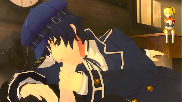 (Persona 4) Naoto gives a blowjob – Free HD Porn Video