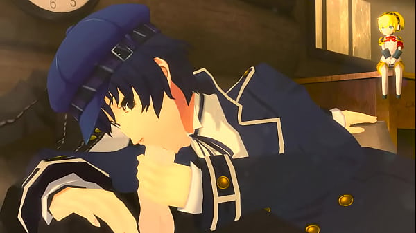 (Persona 4) Naoto gives a blowjob – Free HD Porn Video