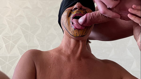Mature pumpkin cum on face