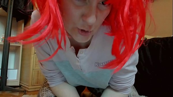 Your m.'s bitch pisses you on the cock and destroys her leggins