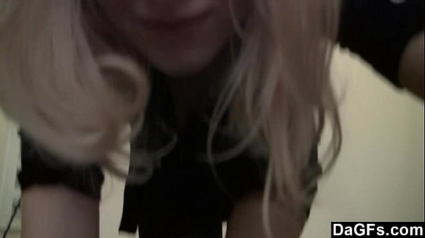 Dagfs - Striptease And Masturbation By A Young Blonde On Webcam