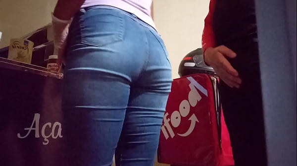 Married working at the açaí store and gave it to the iFood delivery man – Free HD Porn Video