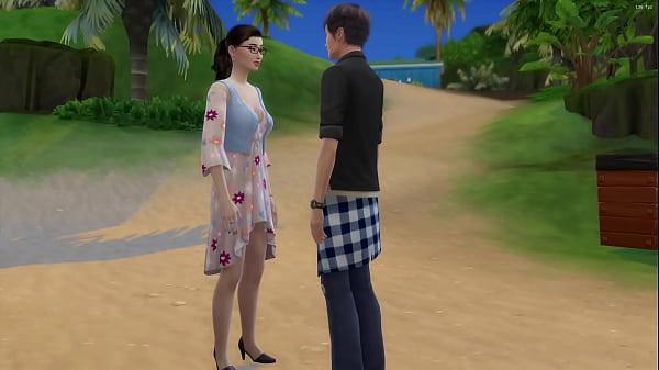 Japanese step mom and step son share the same bed on vacation in Spain - Asian stepson leaves his stepmother pregnant after he fucks her