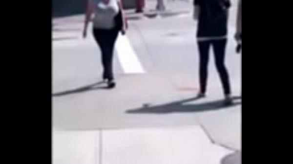Milf With Huge Tits on Street
