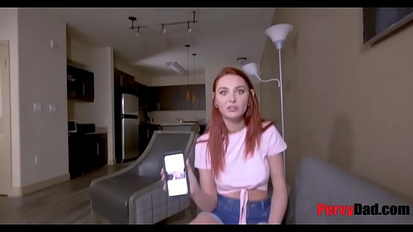 REDHEAD step daughter blackmails DAD