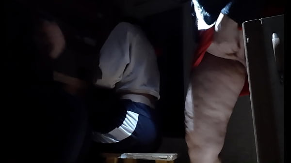 We called an electrician who didn’t fix anything, but at least entertained us wildly - Girls fly with orgasm