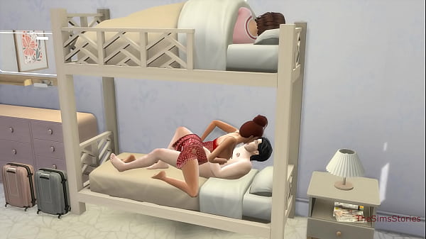 Short version: Stepdad and stepdaughter are fucking at bunk bed next to stepmom