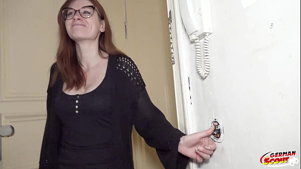 GERMAN SCOUT - Glasses Ginger Redheadh MILF Mona Einhorny First Time Porn at Hard Casting – Free HD Porn Video