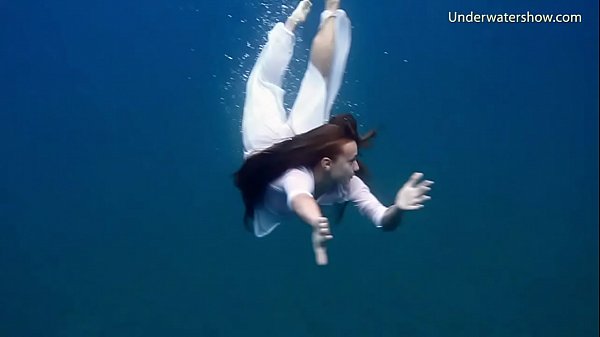 Tenerife babe swim naked underwater