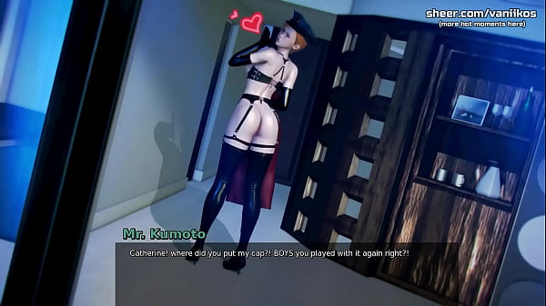 Waifu Academy | Asian Short Hair MILF Step Mom Dressed In Leather Uniform Shows Off Her Big Ass At Balcony To Neighbor | My sexiest gameplay moments | Part #39