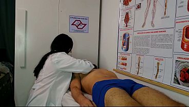 Nurse gets excited seeing patient's erection. – Free HD Porn Video