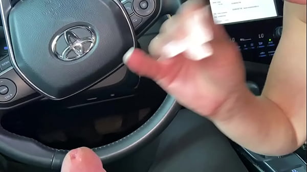 A student with big tits sucked in the car and got a mouthful of cum – Free HD Porn Video