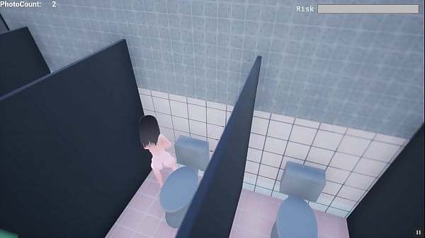 Naked Risk 3D [Hentai game PornPlay ] Exhibition simulation in public building – Free HD Porn Video