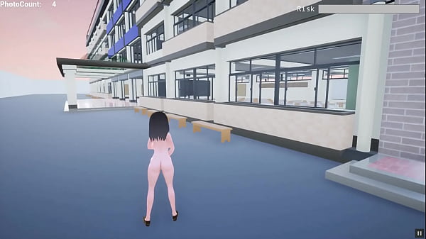 Naked Risk 3D [Hentai game PornPlay ] Exhibition simulation in public building