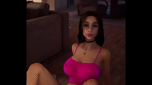 Super beautiful neighbor in a miniskirt, came to visit to try to make friends. – Free HD Porn Video